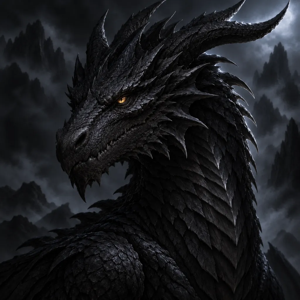 Black Dragon portrait
