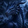 Blue Dragon portrait